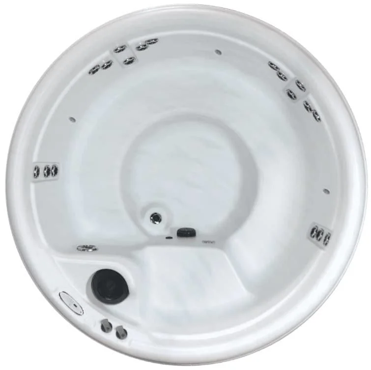 Crown II – runder Outdoor Whirlpool bei Pfahler