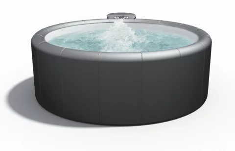 Softub Poseidon Plus – runder Whirlpool bei Pfahler