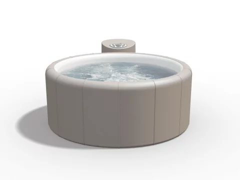 Softub Sportster – runder Whirlpool bei Pfahler